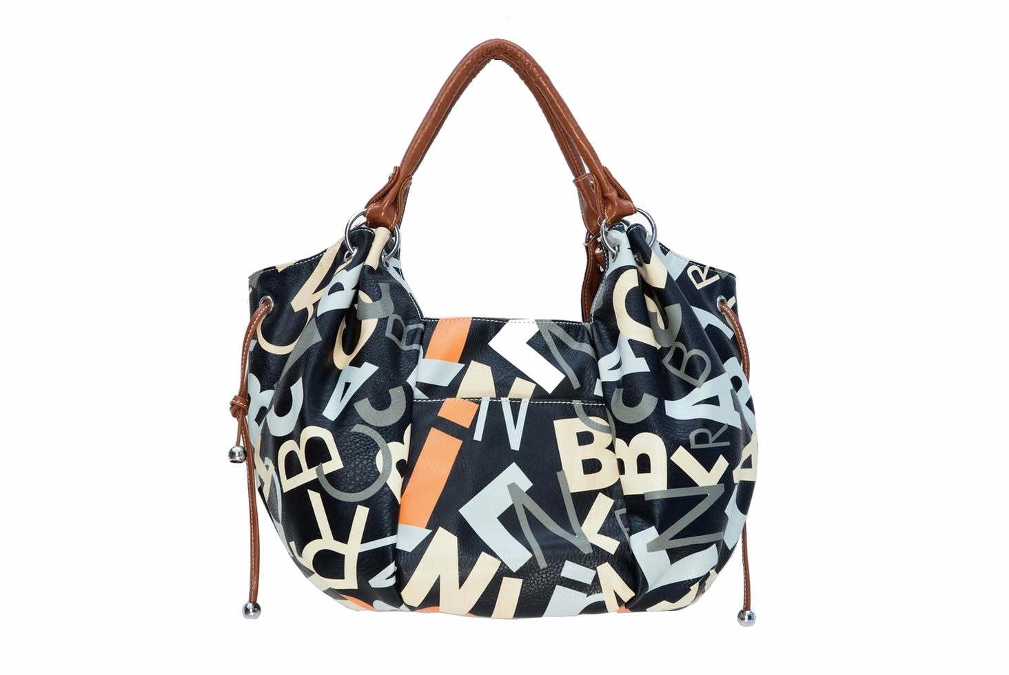 Grey PU Fashion Ladies' Handbag (HQ-M017)